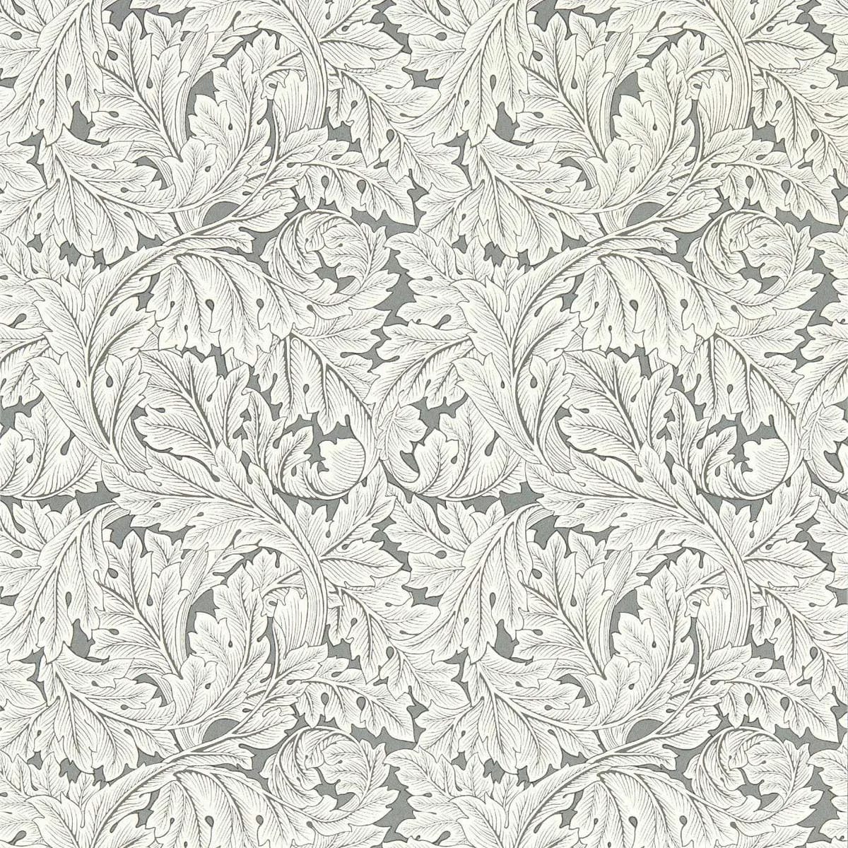 Acanthus Wallpaper — Slate