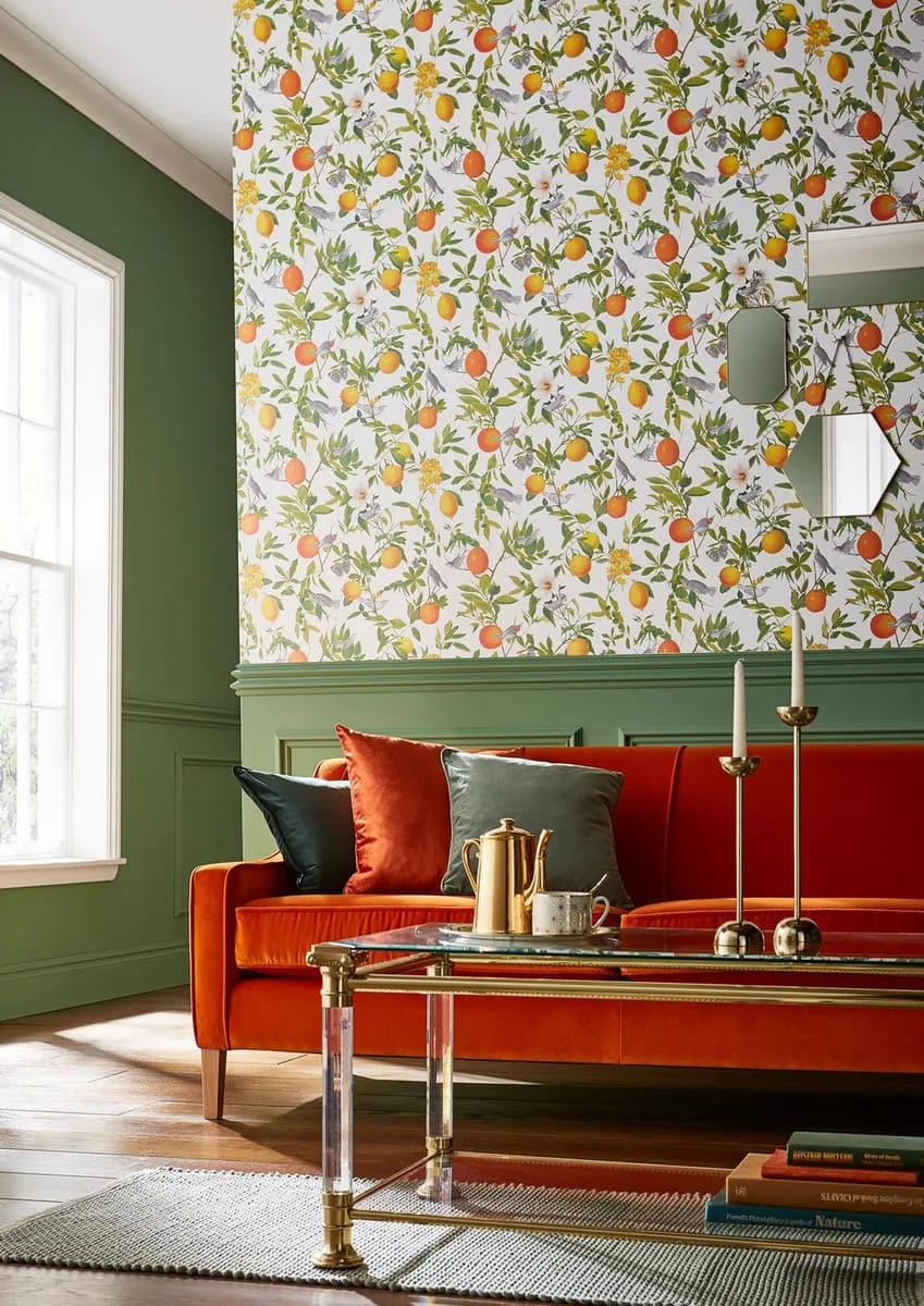 Amalfi Wallpaper roomset