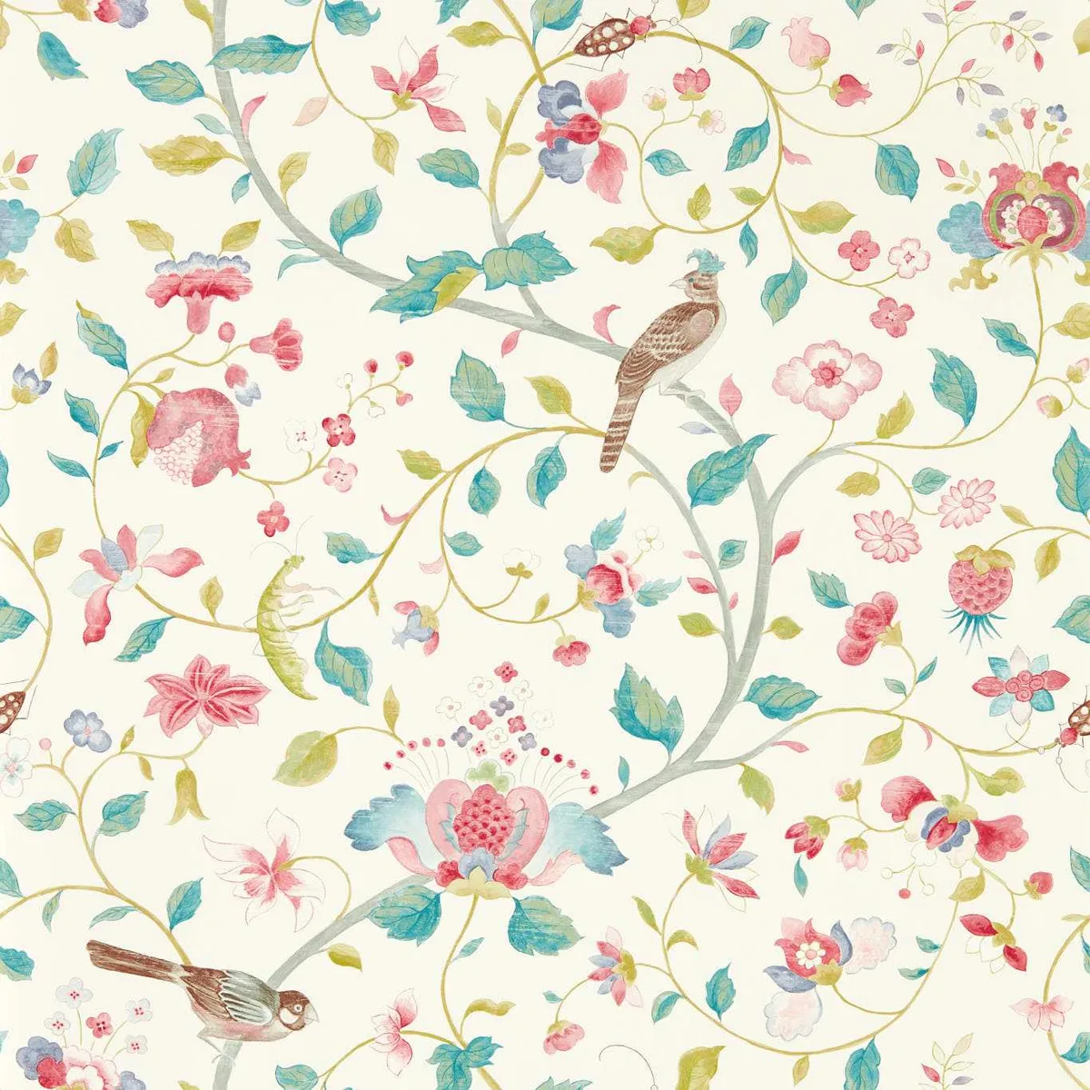 Aril`s Garden Wallpaper roomset