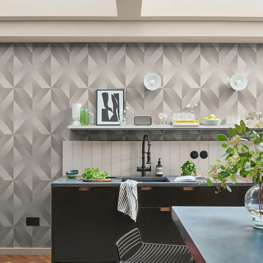 Atelier Geo Wallpaper — Stone