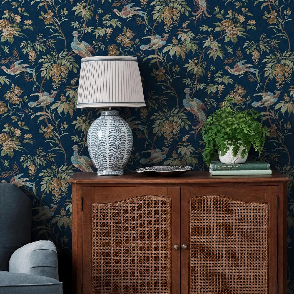 Attleton Midnight Wallpaper roomset