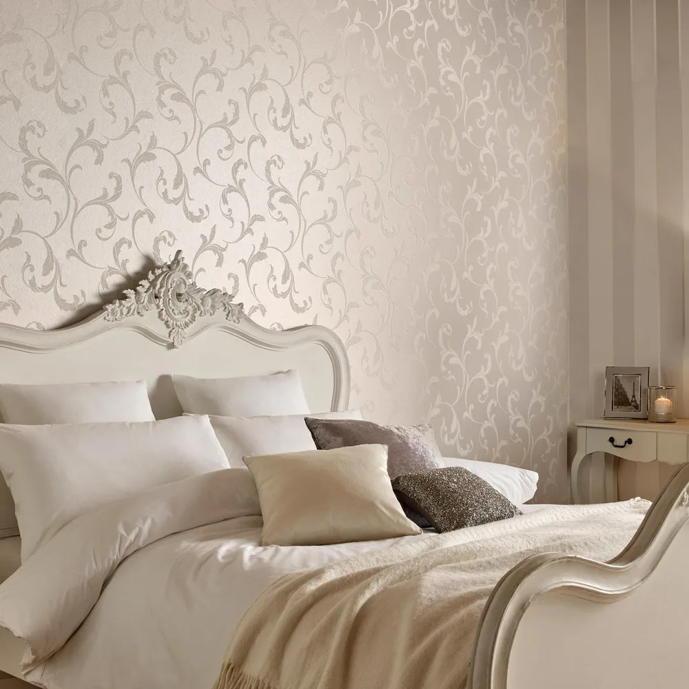 Baroque Bead Wallpaper roomset