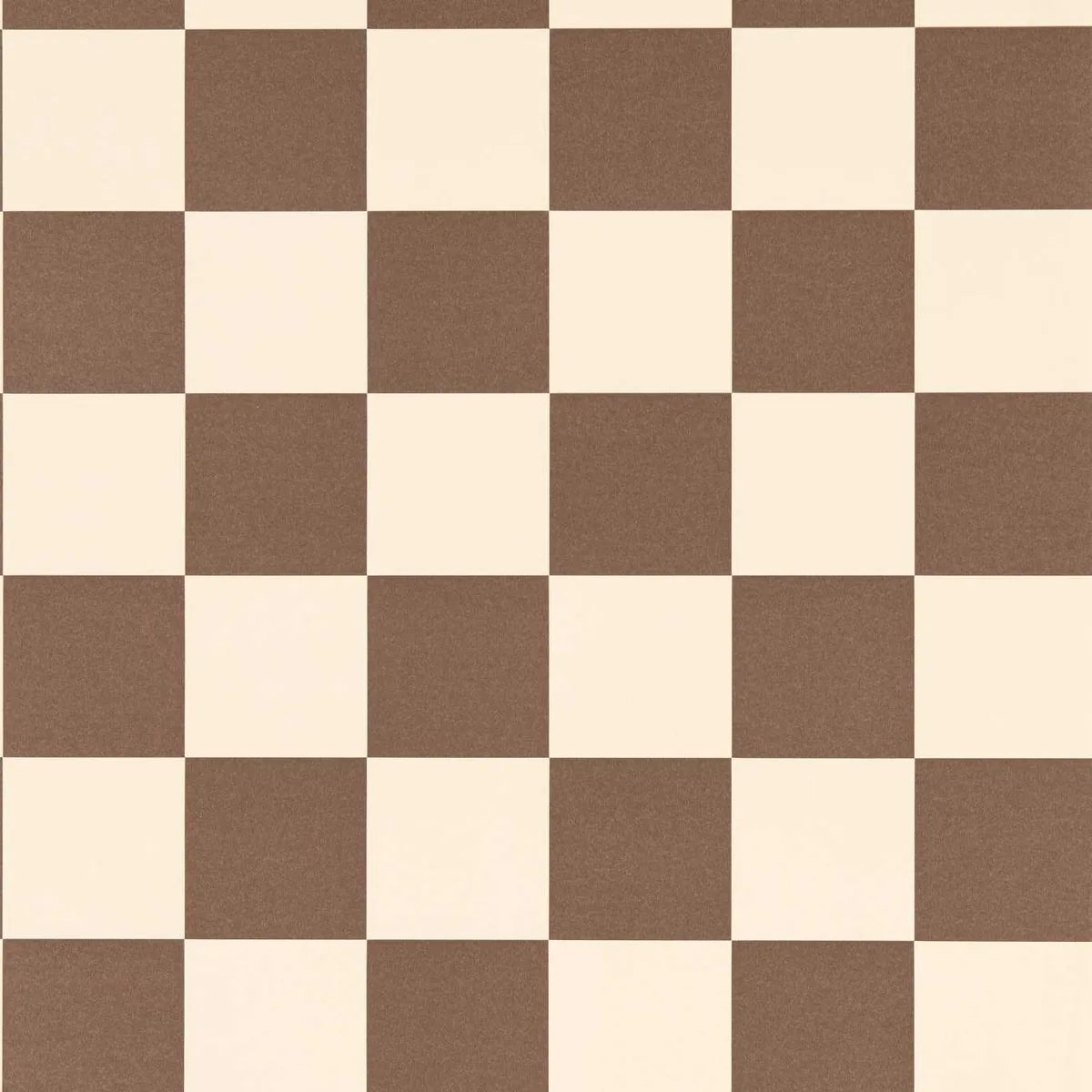 Blenets Check Wallpaper — Chocolate