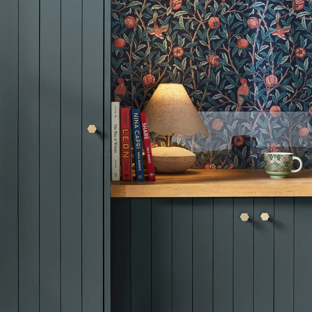 Blotted Blue Paint by William Morris At Home