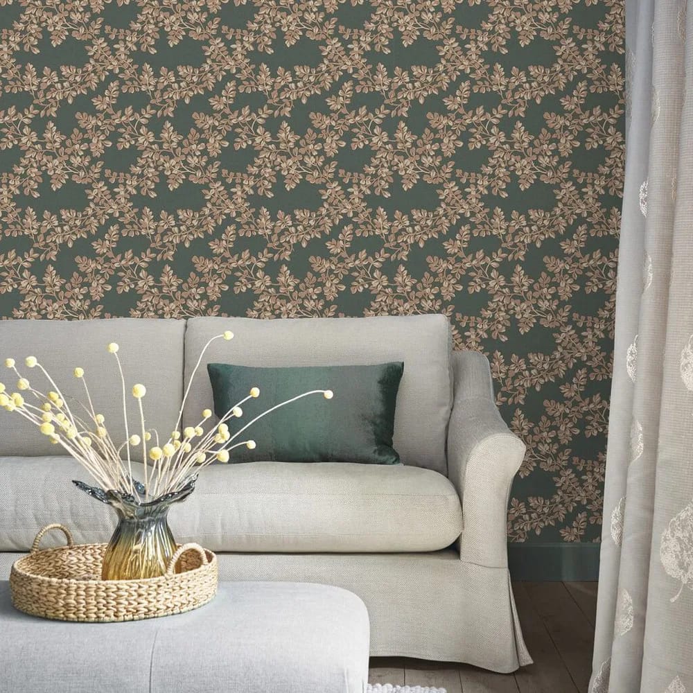 Burnham Fern Wallpaper roomset