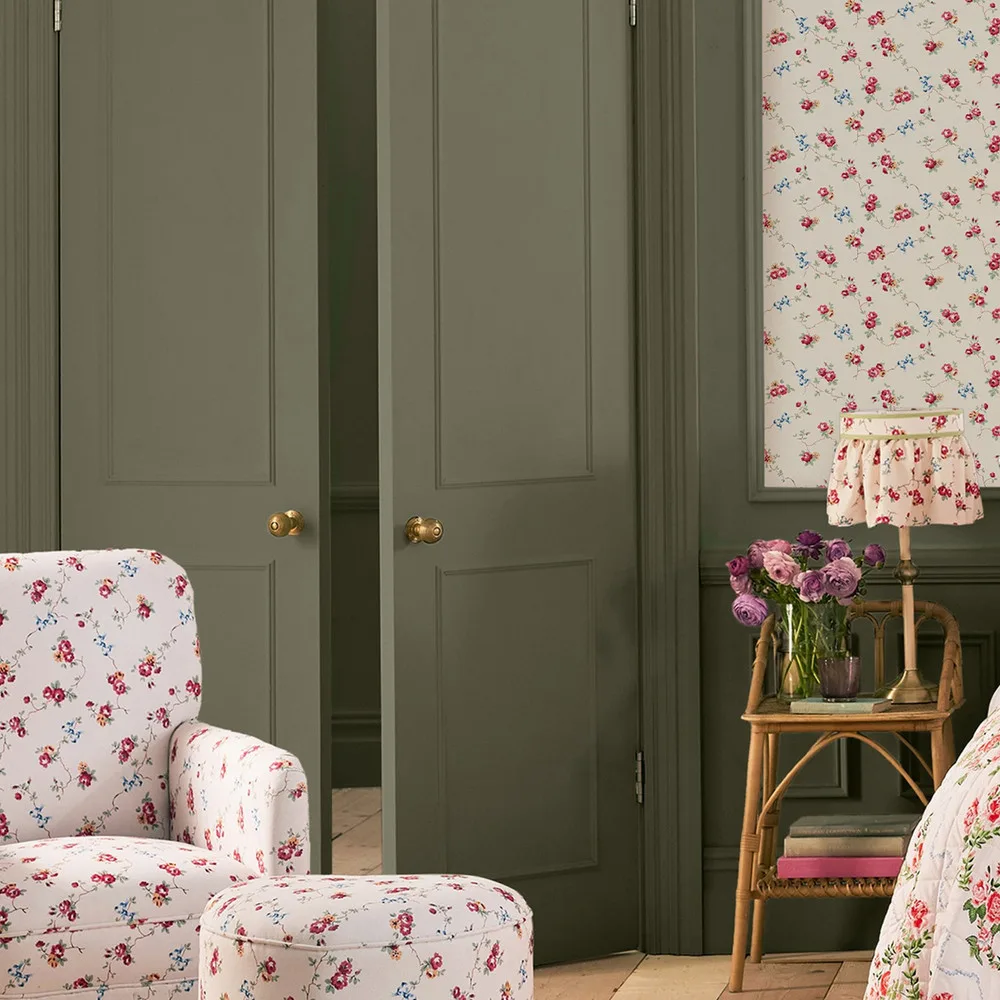 Cath Kidston Gesture Green Paint detail 1