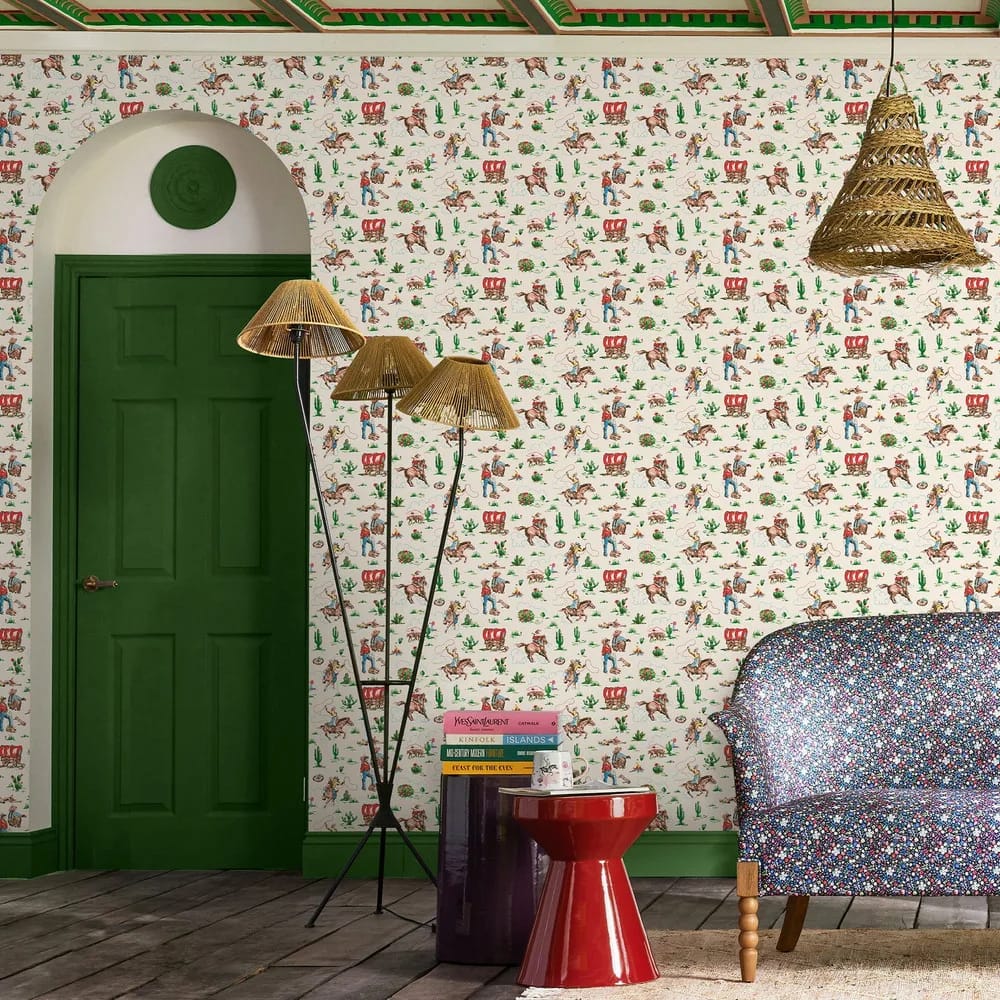 Cowgirls Wallpaper roomset