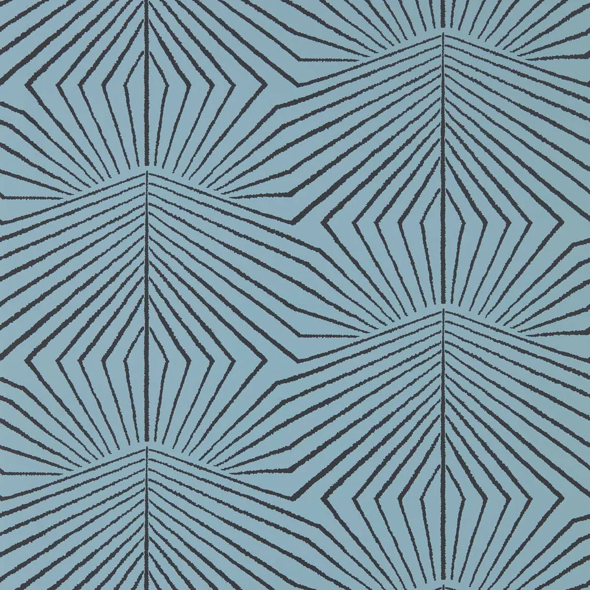 Dawning Wallpaper — Copenhagen Blue/Ritual