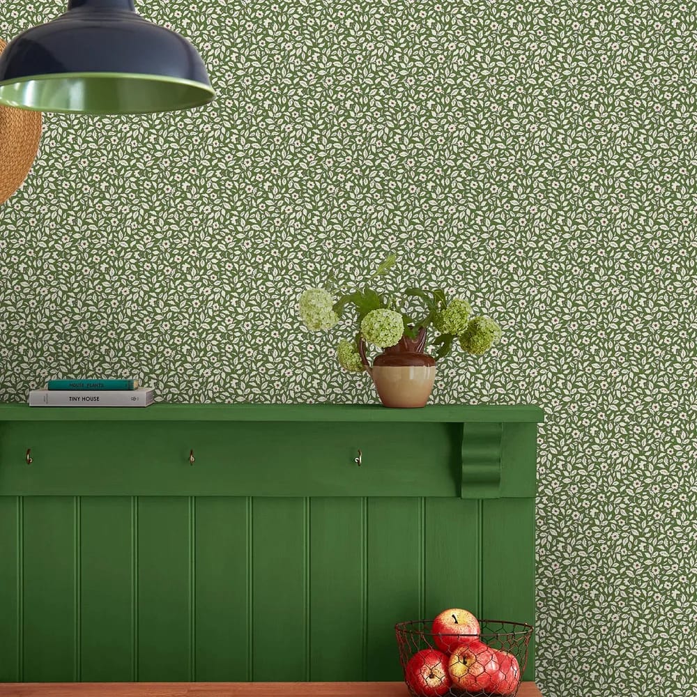Ditsy Floral Wallpaper roomset