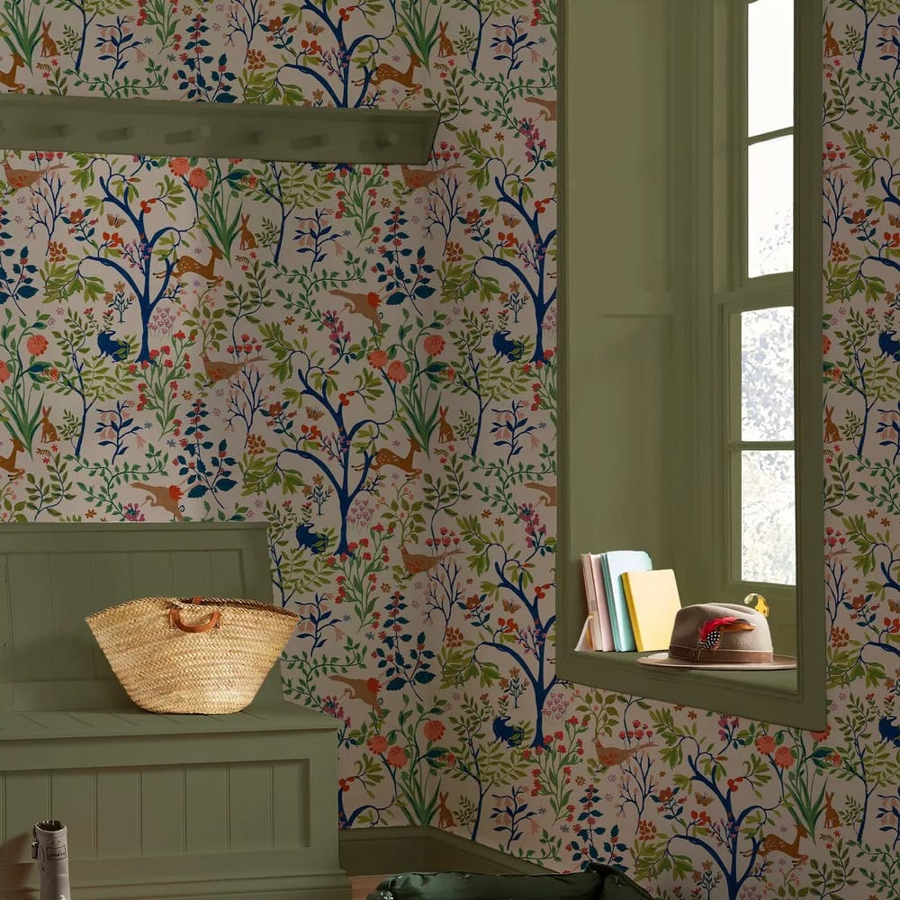 Enchanted Woodland Wallpaper roomset
