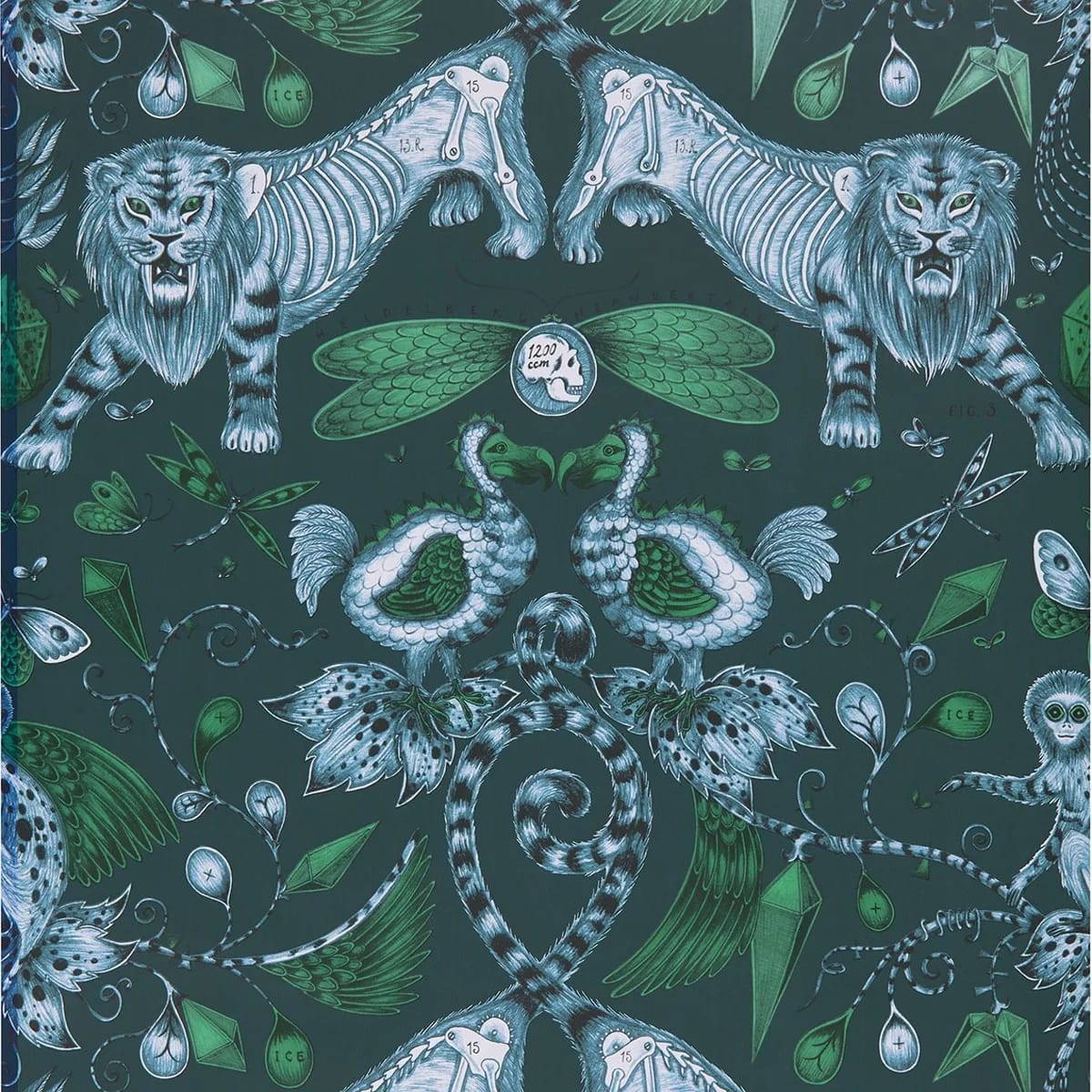 Extinct Wallpaper — Navy