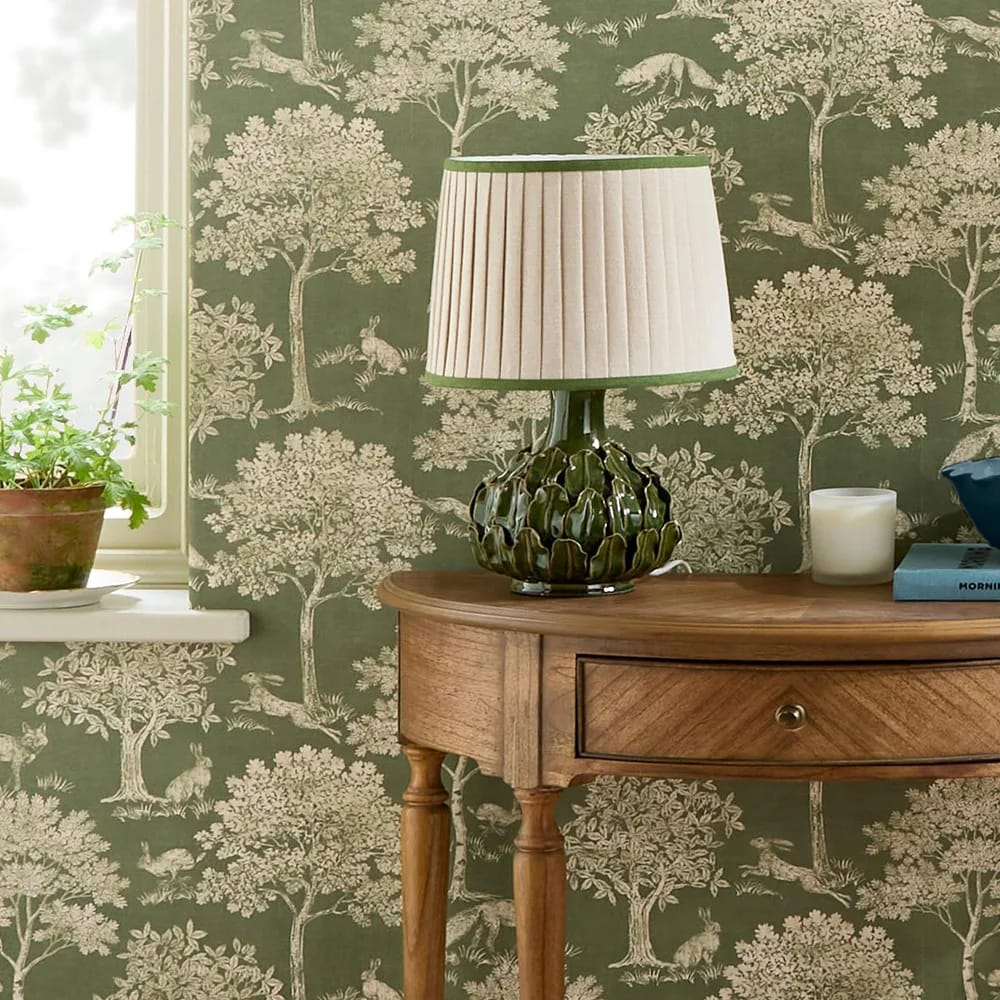 Fox And Hare Wallpaper roomset