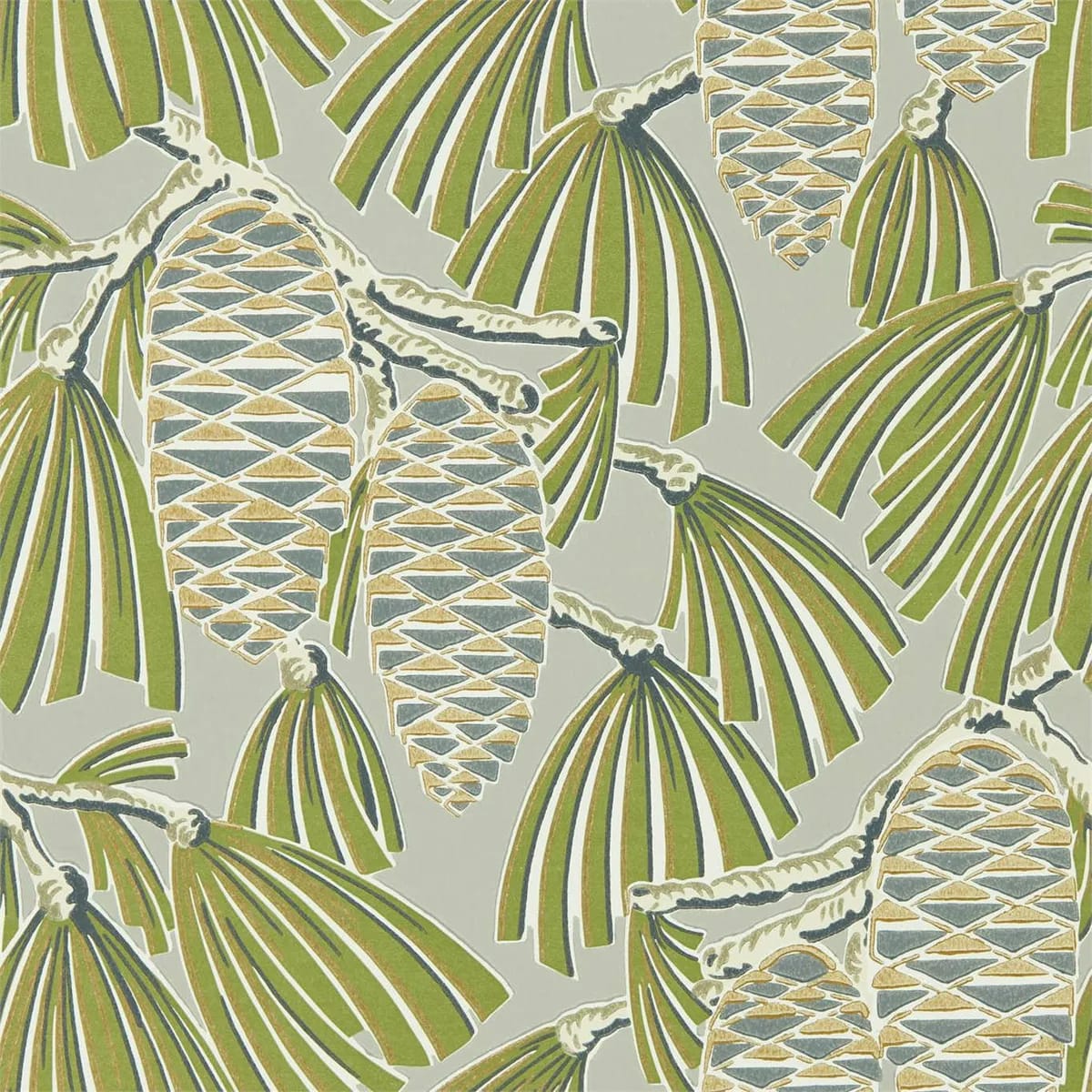 Foxley Wallpaper — Fern Stone