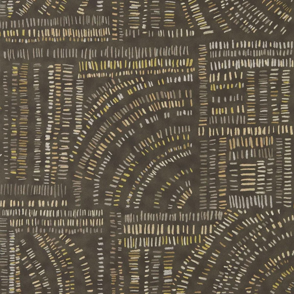 Frescoes Wallpaper — Charcoal/Chalk/Limestone