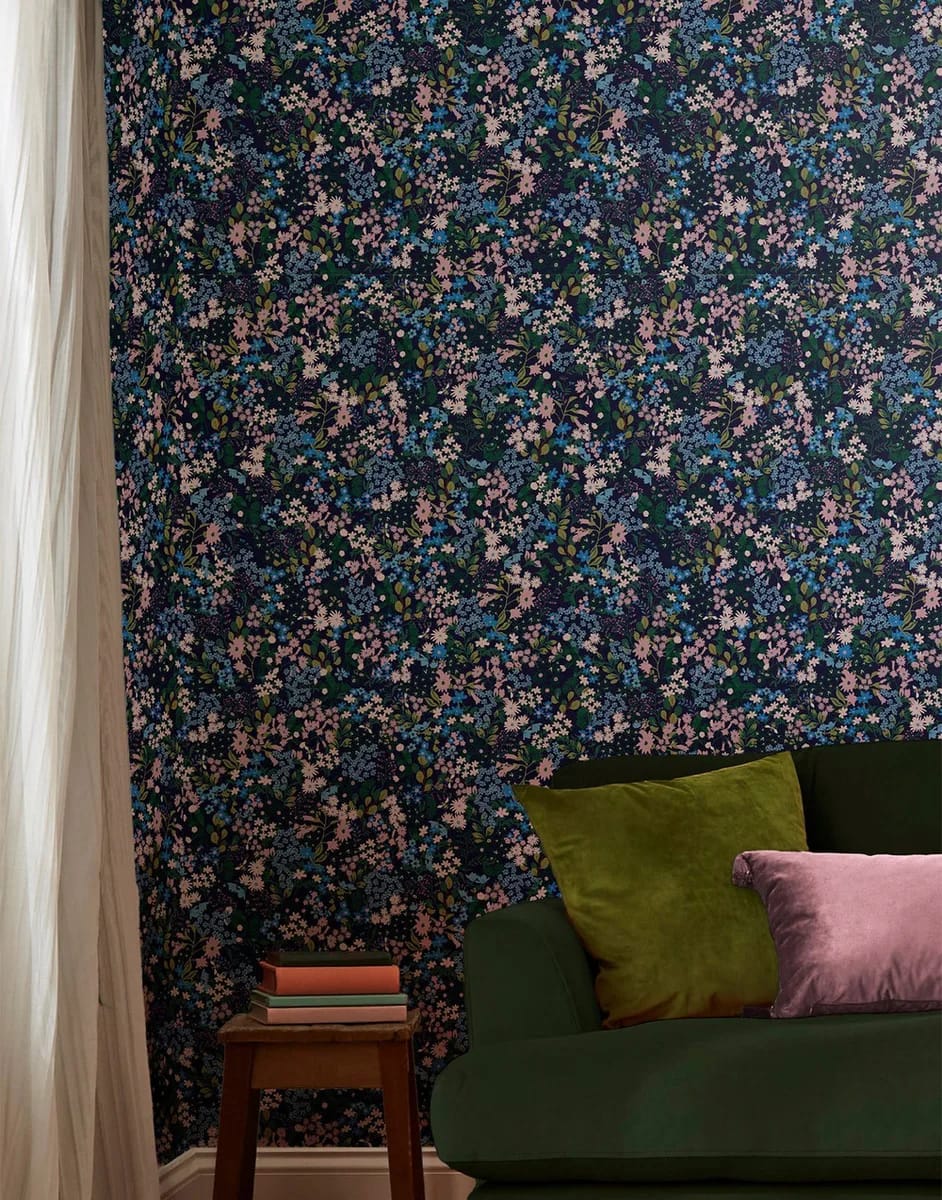 Gilmorton Ditsy Garden Wallpaper roomset