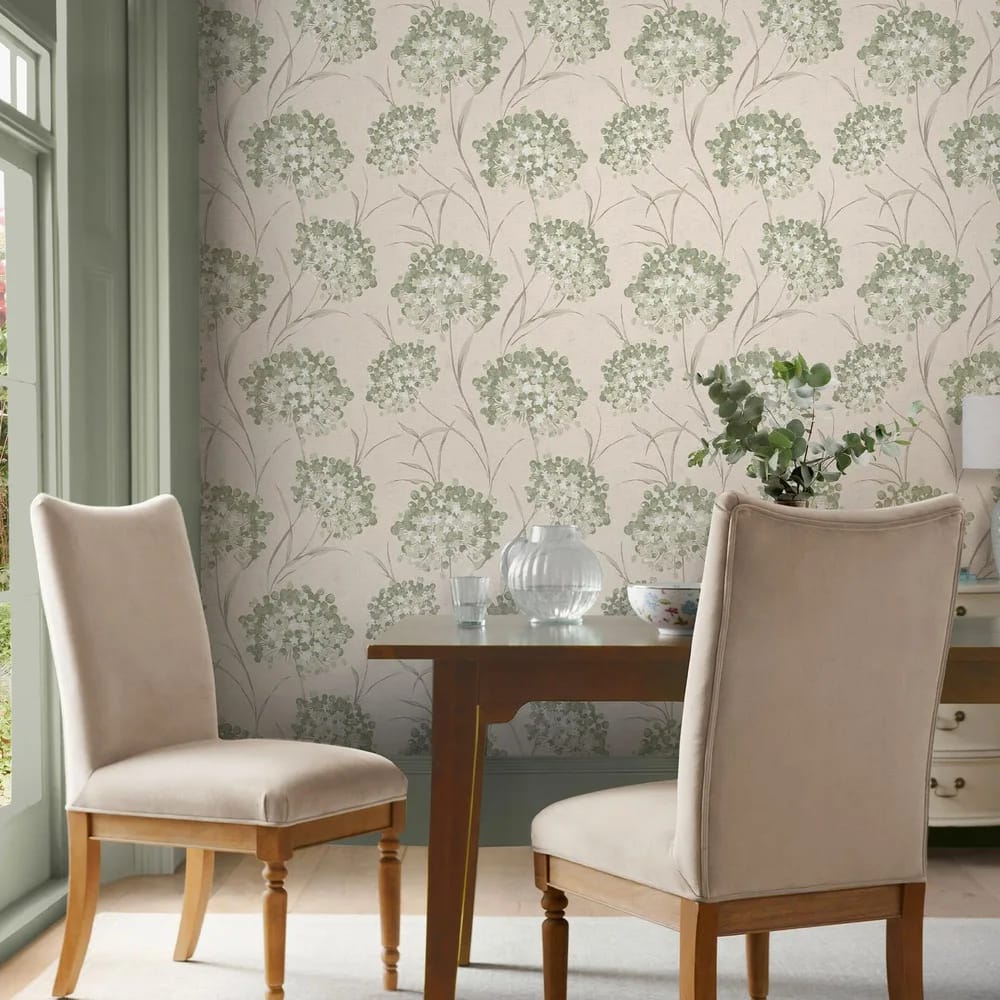 Giselle Hedgerow Wallpaper roomset