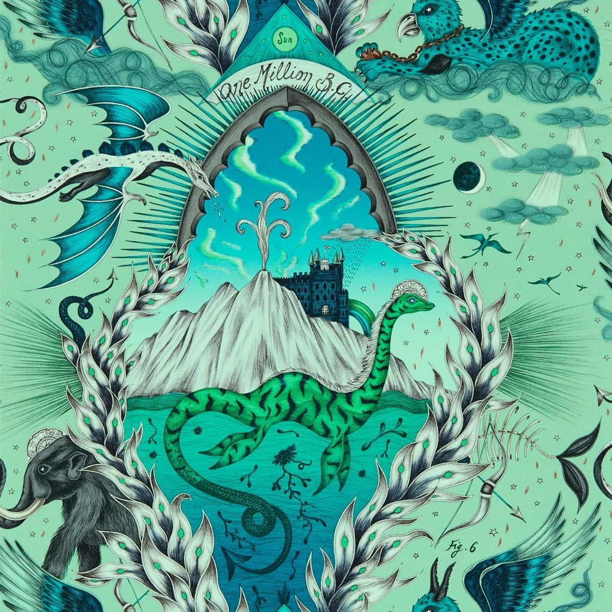 Highlandia Wallpaper — Sage Wp