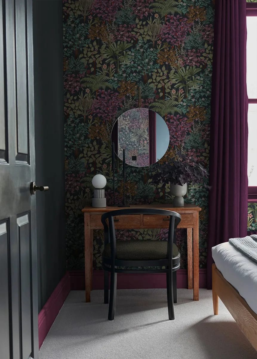 Jardin Botanico Wallpaper roomset