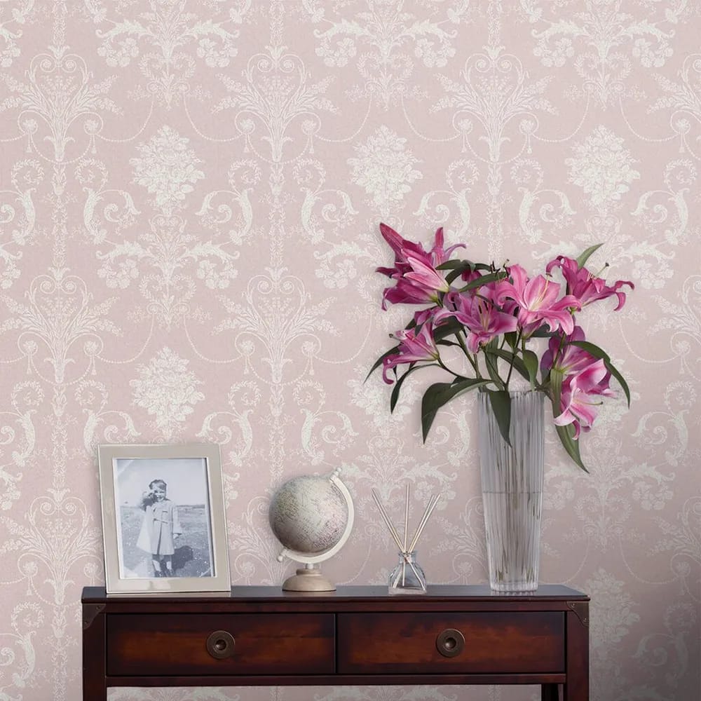 Josette Amethyst Wallpaper roomset