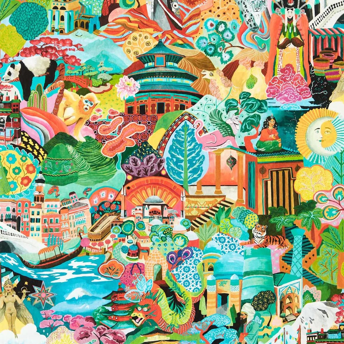 Journey Of Discovery Wallpaper roomset