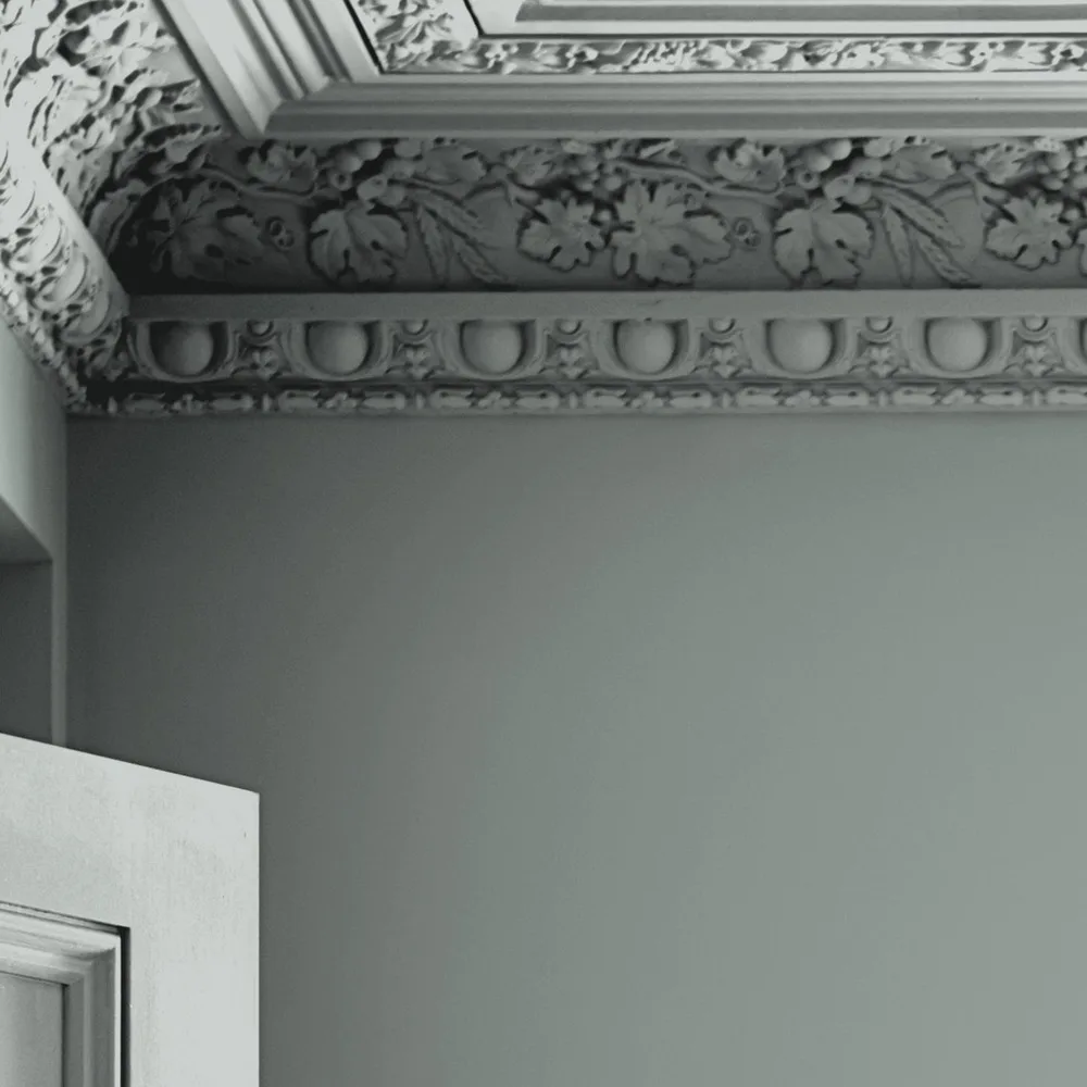 Laura Ashley Grey Green Paint detail 1