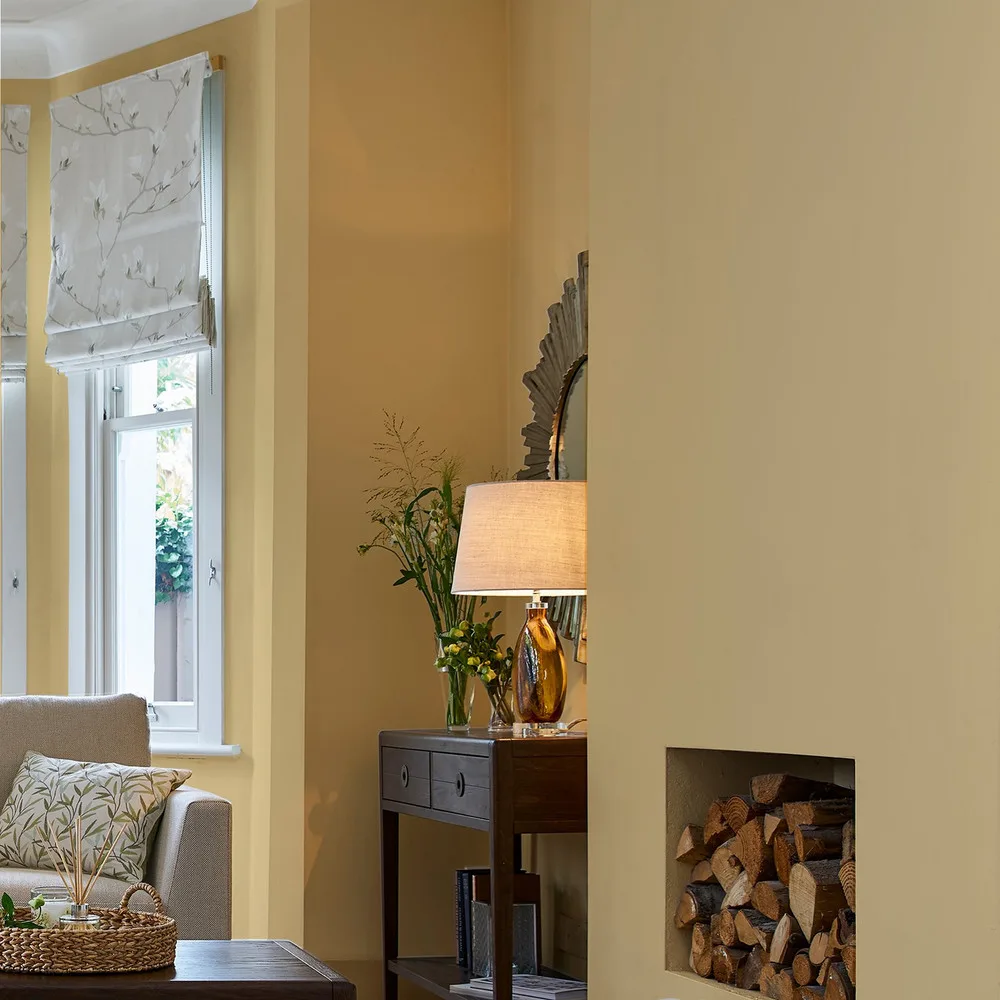 Laura Ashley Ochre Yellow Paint detail 1