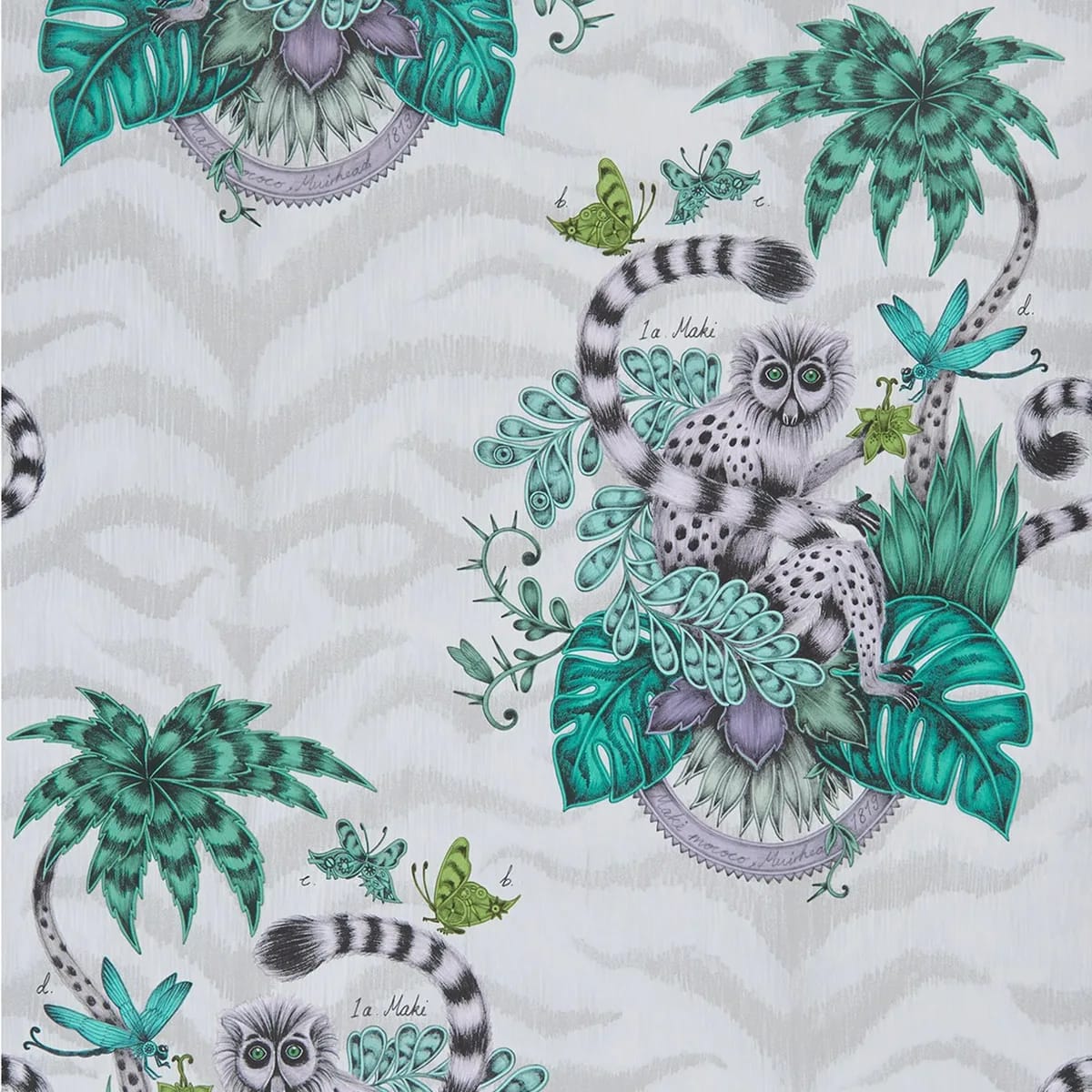 Lemur Wallpaper roomset