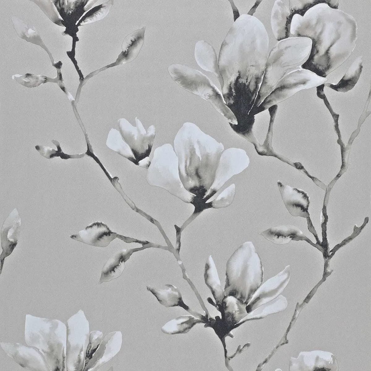 Lotus Wallpaper — Silver