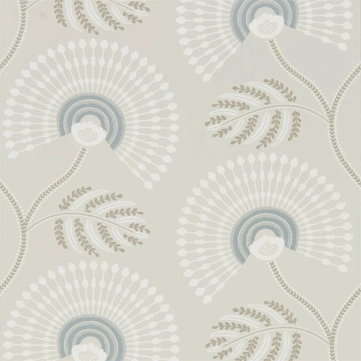 Louella Wallpaper — Seaglass/Pearl