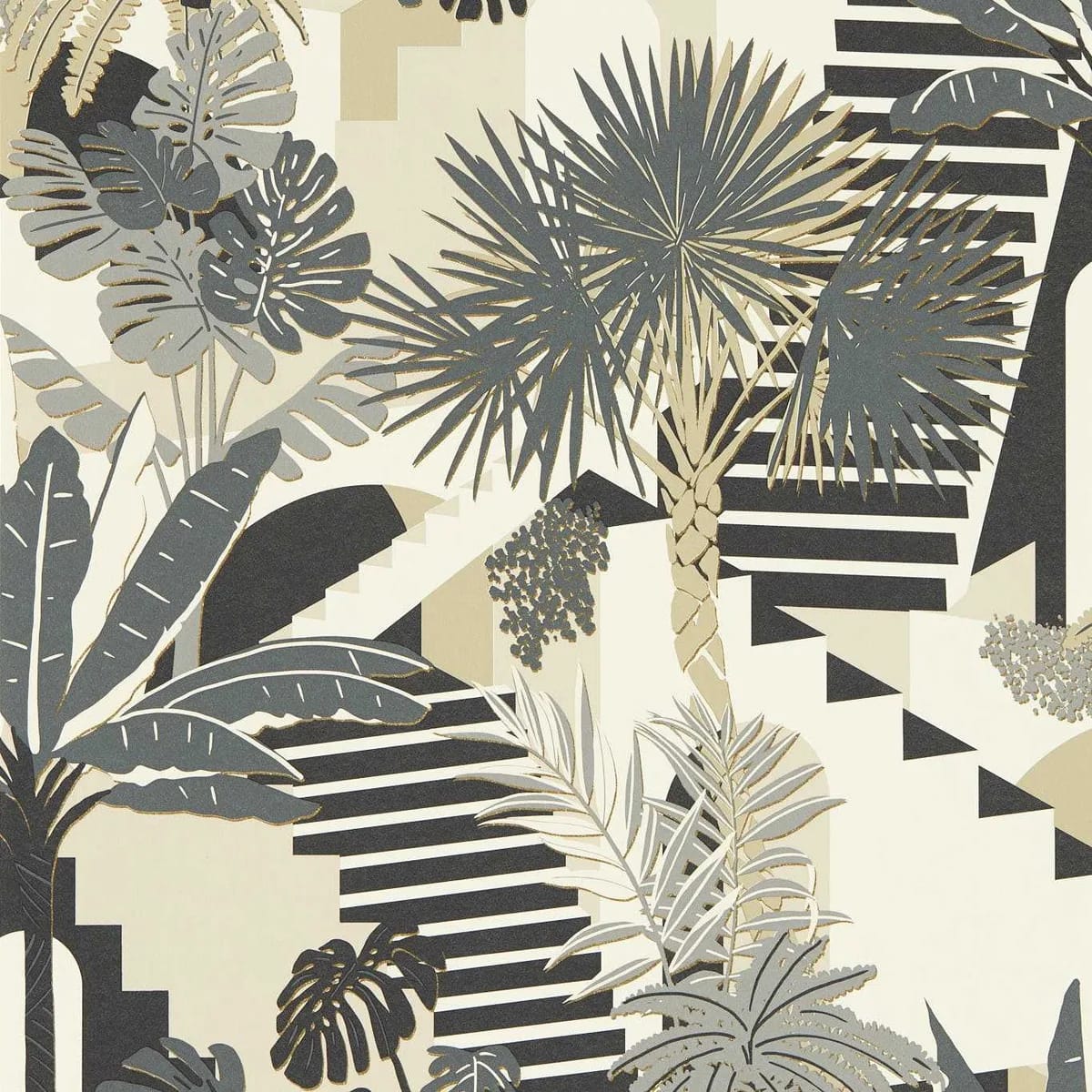 Malindi Wallpaper — Charcoal