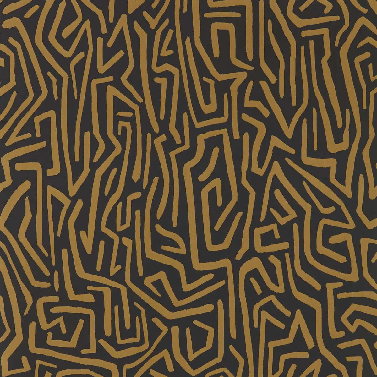 Melodic Wallpaper — Gold/Black Earth