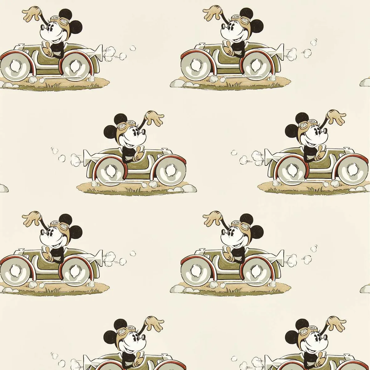 Minnie On The Move Wallpaper roomset