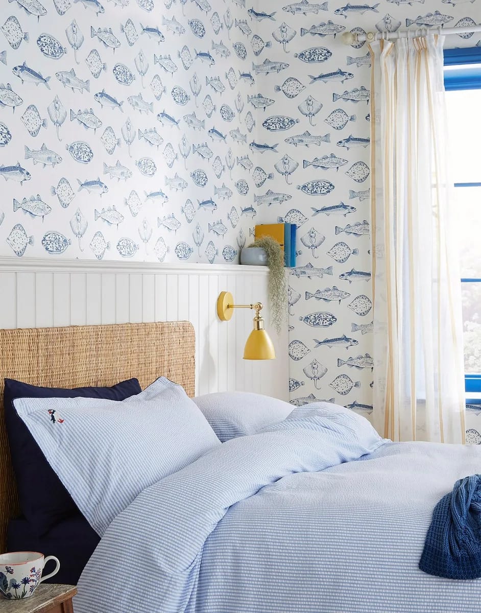 Name The Plaice Coast Wallpaper roomset