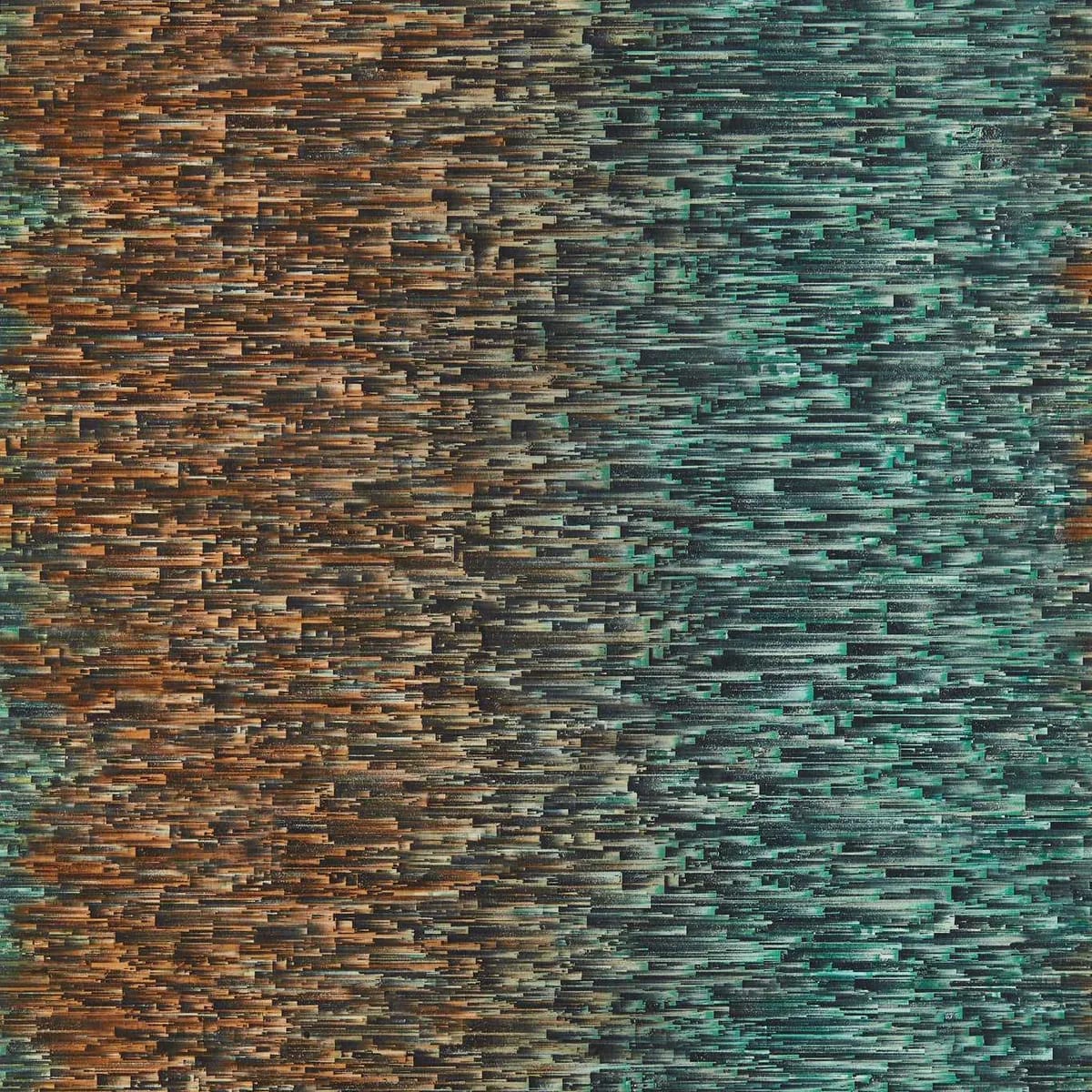 Ombre Wallpaper — Teal/Spice