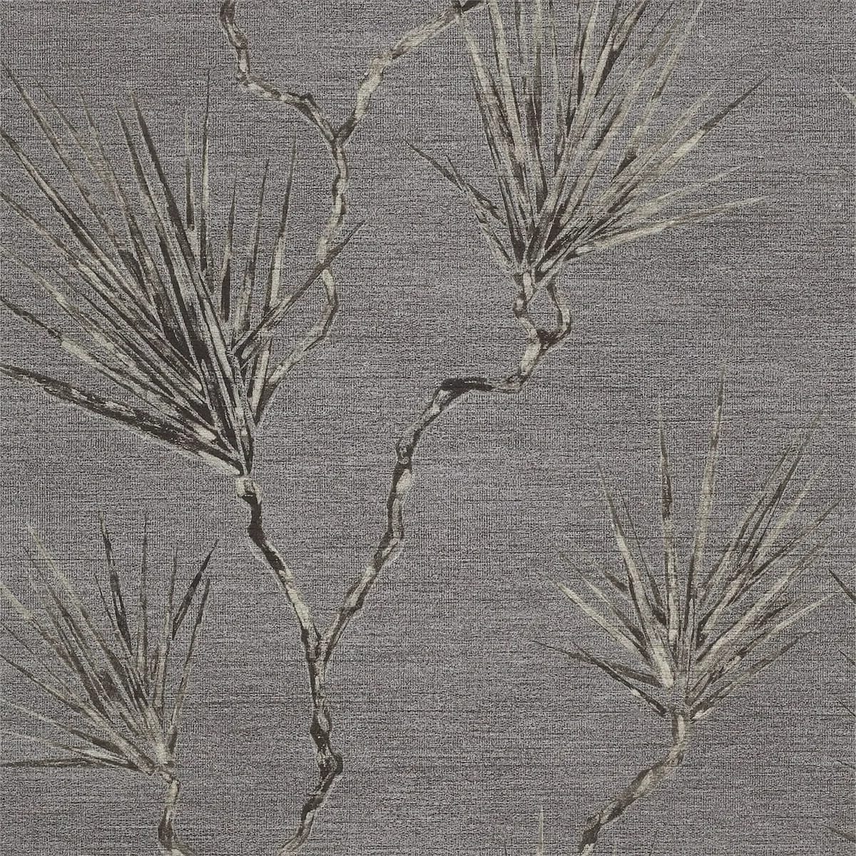 Peninsula Palm Truffle Wallpaper roomset