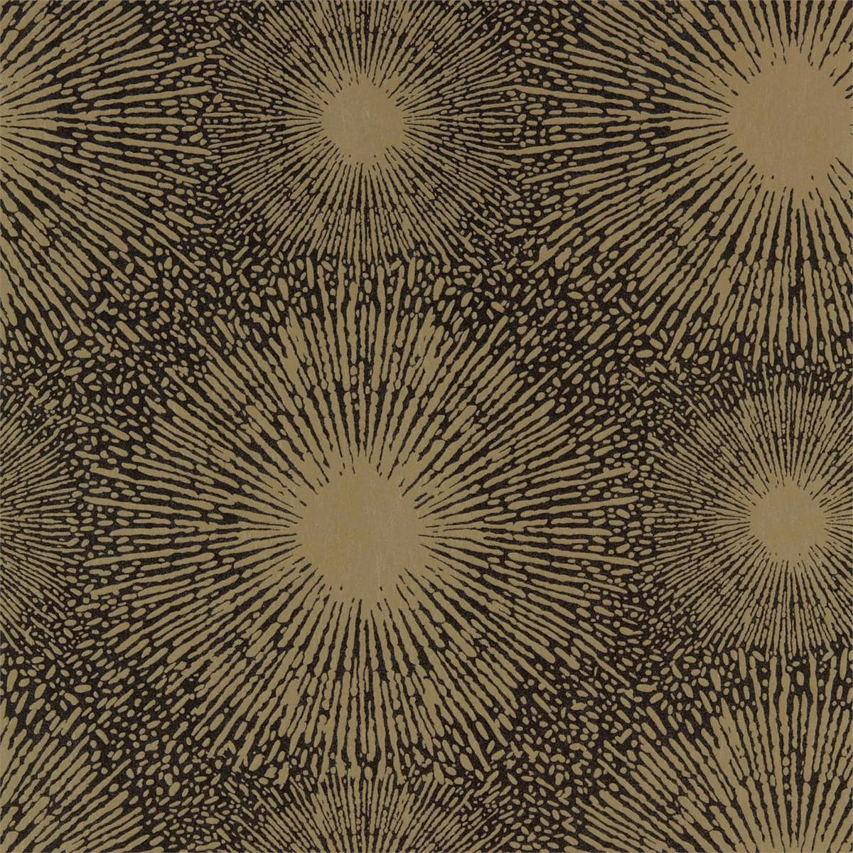 Perlite Wallpaper — Gold Iridescent / Coal
