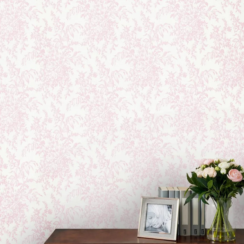 Picardie Petal Wallpaper roomset