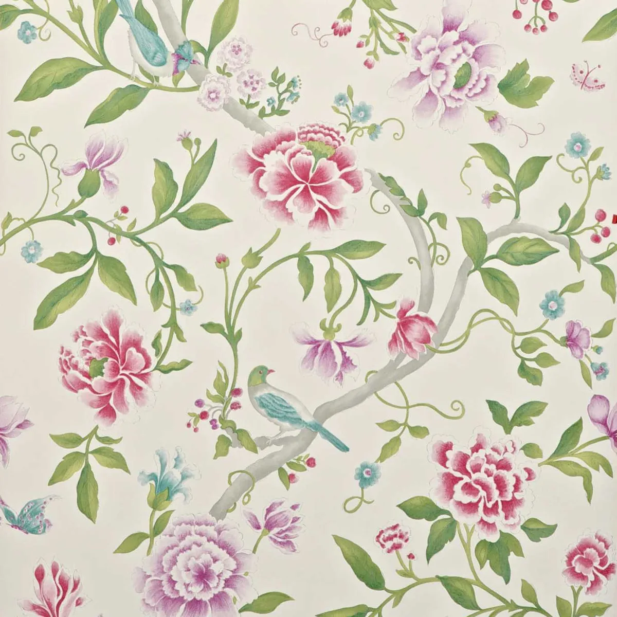 Porcelain Garden Wallpaper roomset