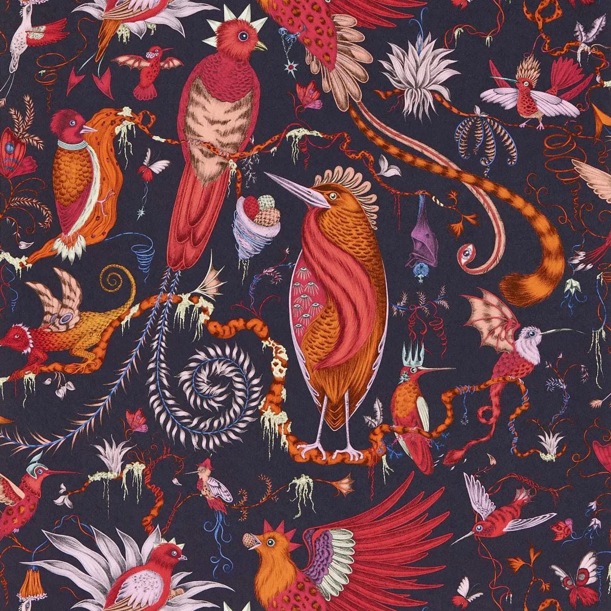 Quetzal Wallpaper roomset