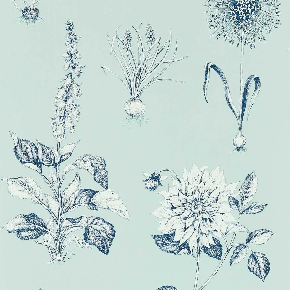 Roseraie Wallpaper — Seaglass