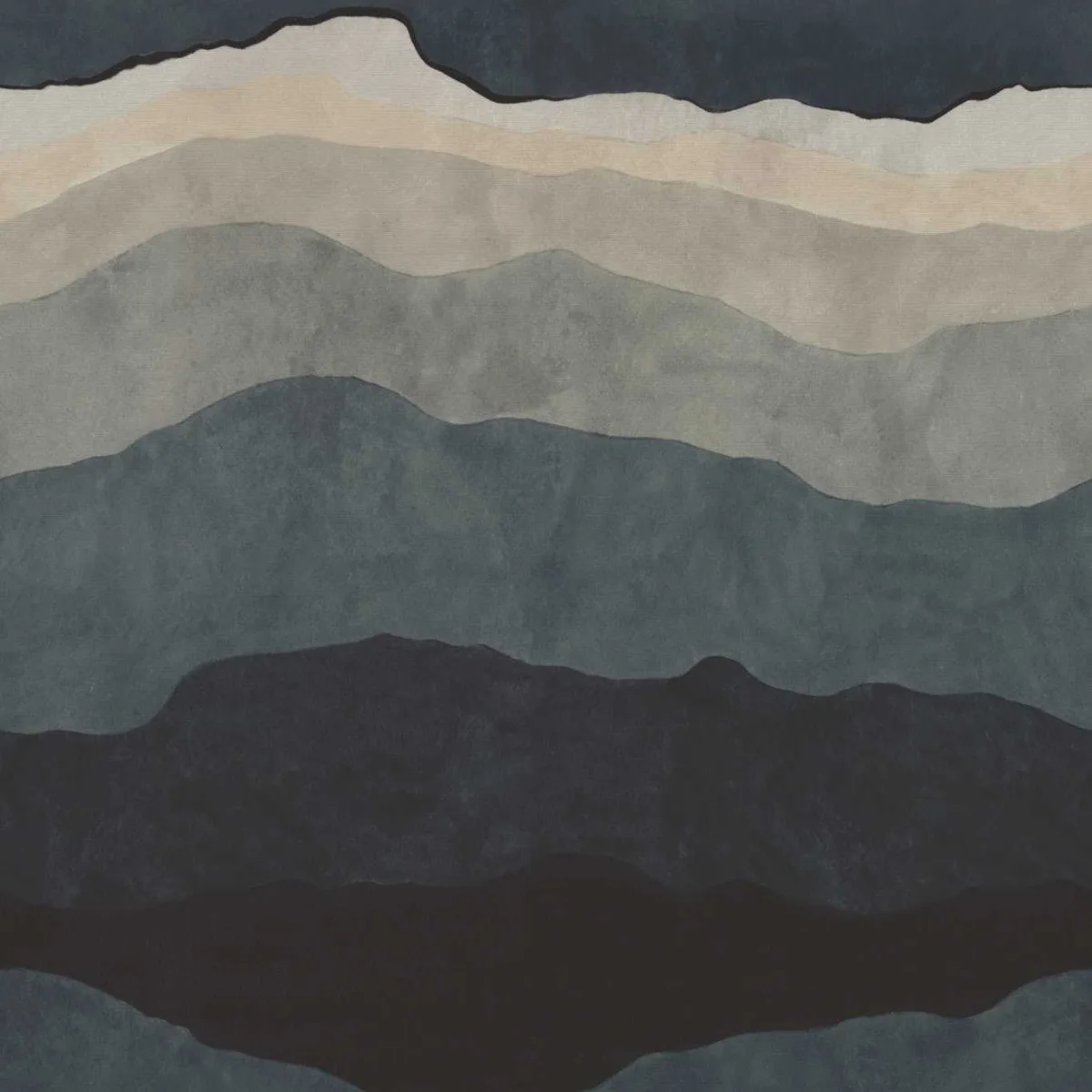 Sedimentary Wallpaper roomset