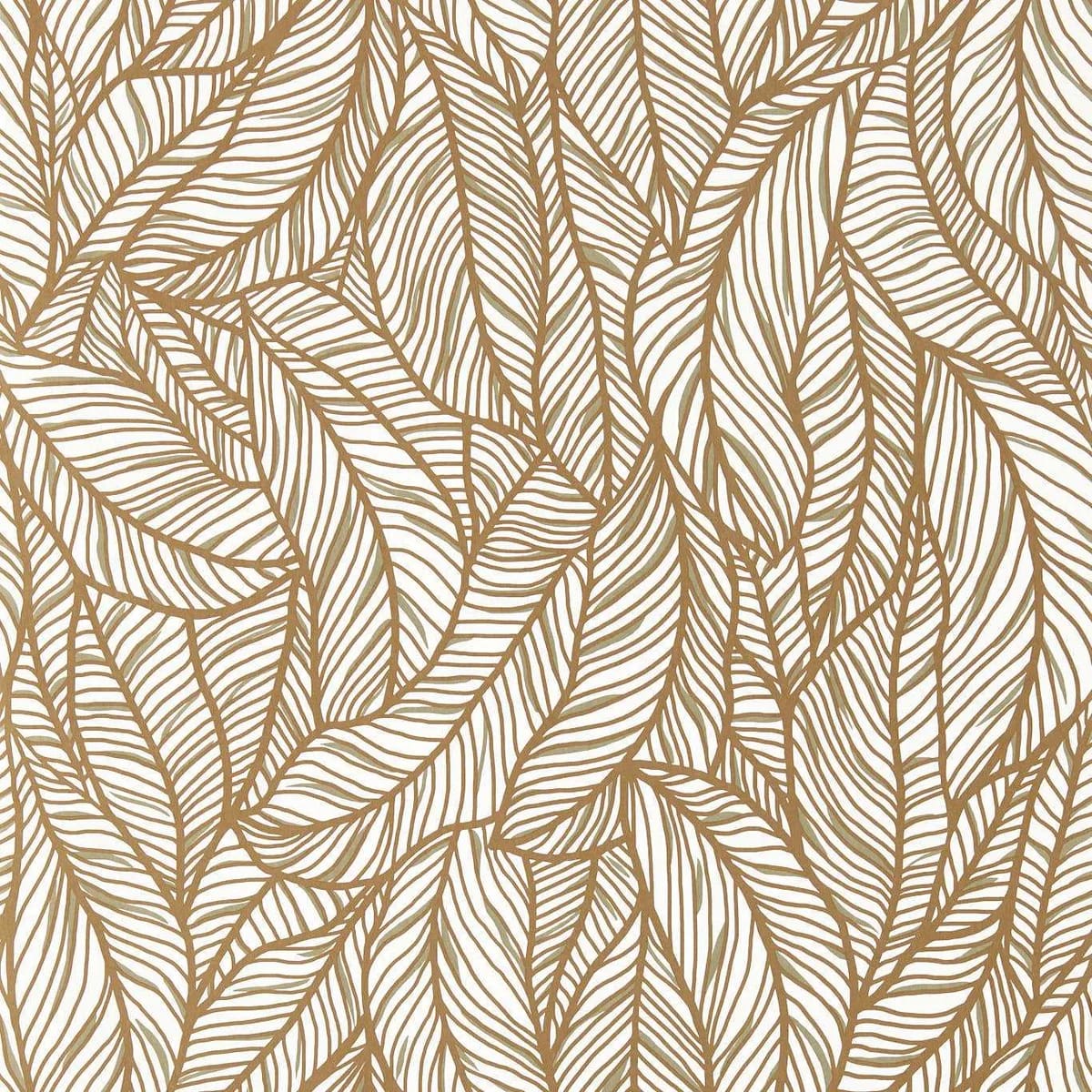Selva Wallpaper — Bronze/Ivory