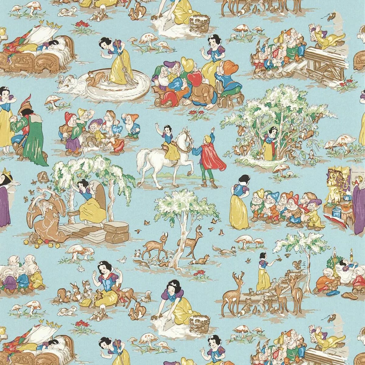 Snow White Wallpaper roomset