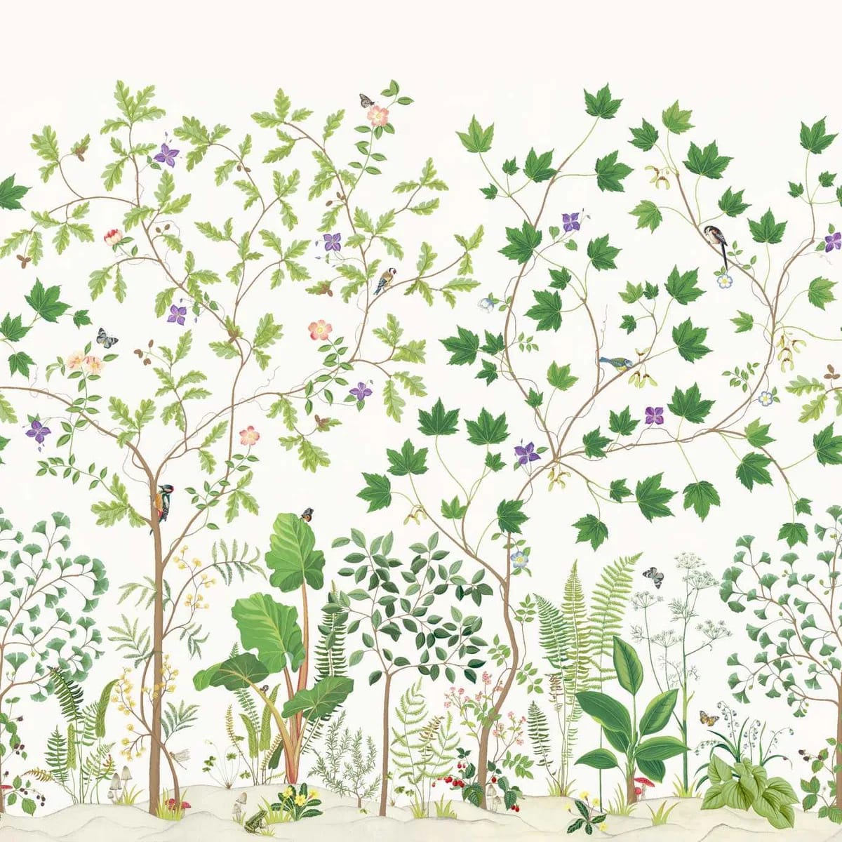 Sycamore & Oak Wallpaper roomset