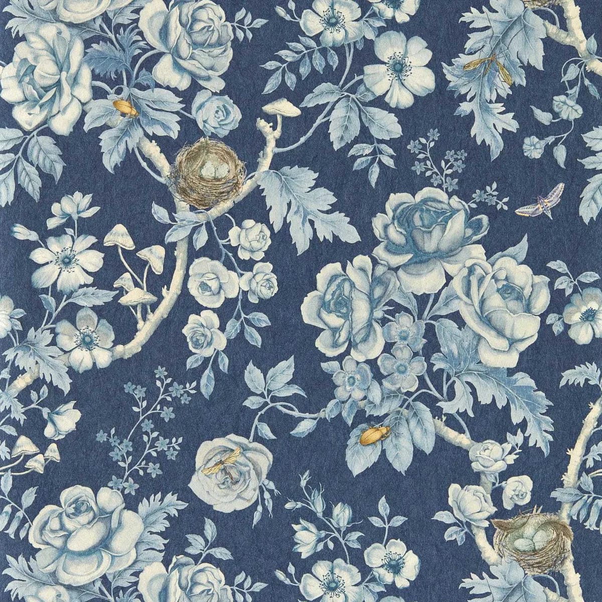 Tansy Bloom Wallpaper roomset