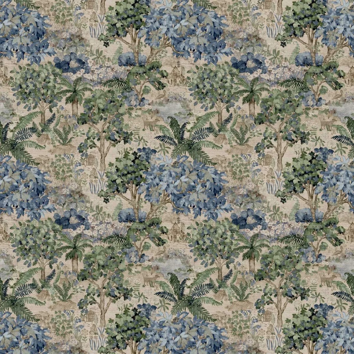 The Stumpery (Mural) Dell Wallpaper roomset