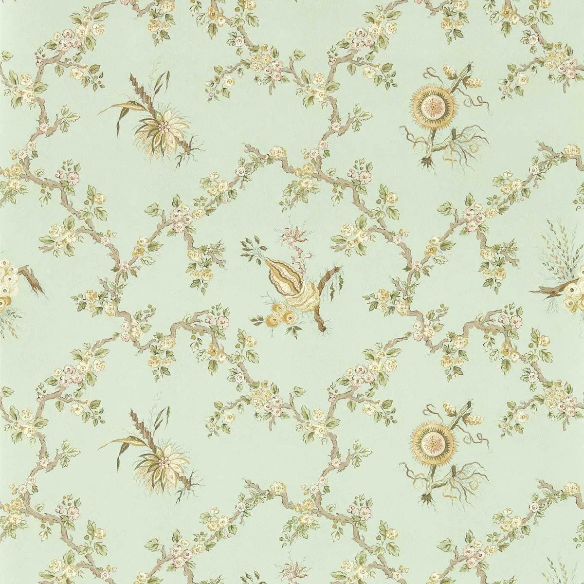 Trelliage Wallpaper roomset