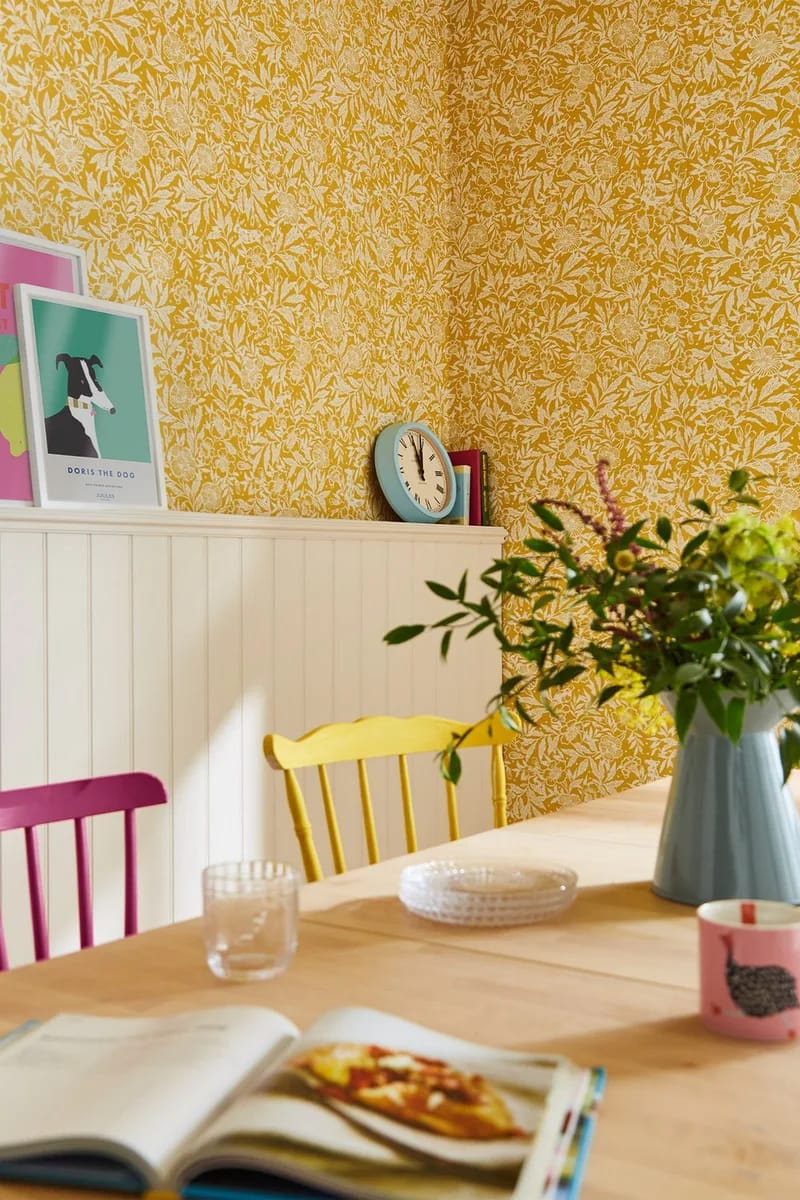 Twilight Ditsy Wallpaper roomset