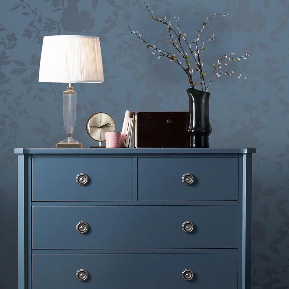 Westbourne Midnight Blue Wallpaper roomset