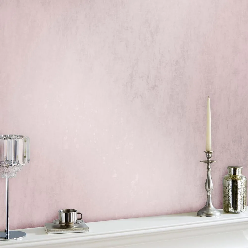 Whinfell Blush Wallpaper roomset